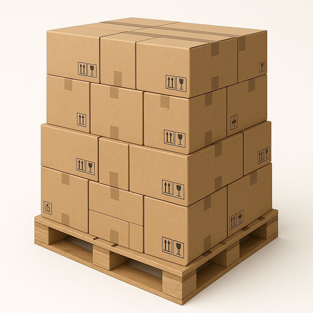 Robotic palletizing